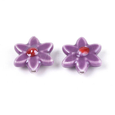 Handmade Porcelain Beads PORC-N008-10E-01-1