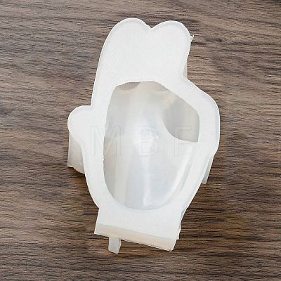 Hand Shape Finger Ring Display Stand DIY Statue Silicone Molds SIMO-P003-03-1