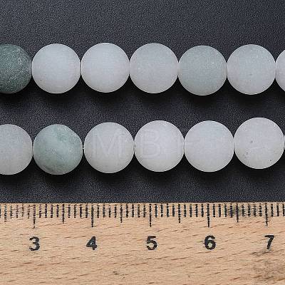 Natural Tianshan Cui Quartzite Beads Strands G-G305-A02-8mm-1