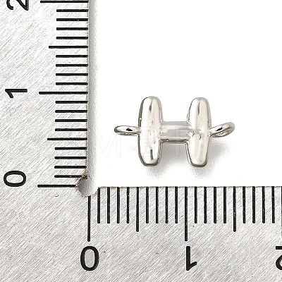 Brass Connector Charms KK-P295-01P-H-1