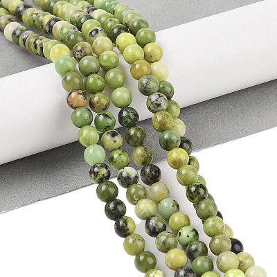 Natural Serpentine Beads Strands G-G829-06-10mm-1