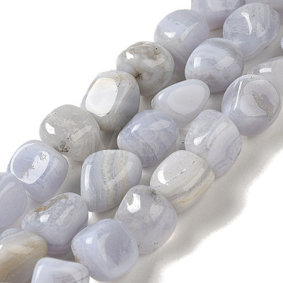 Natural Blue Lace Agate Beads Strands G-NH0017-B05-01-1