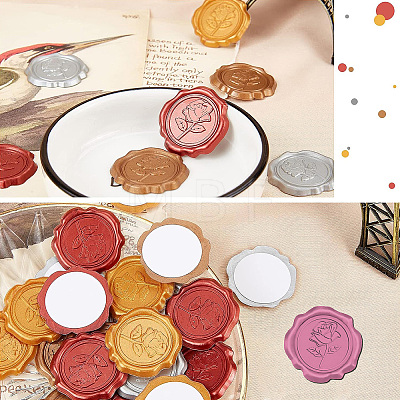 Adhesive Wax Seal Stickers DIY-CP0009-12J-1