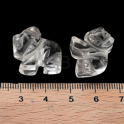 Natural Quartz Crystal Carved Beads G-K367-01-1