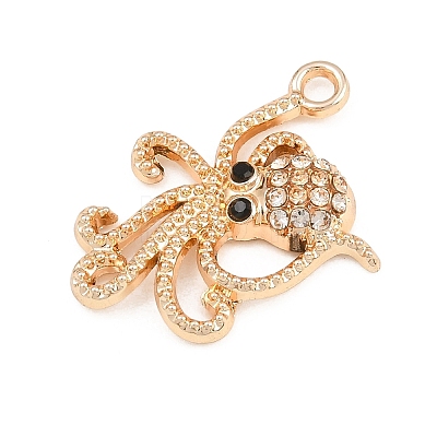 Alloy Rhinestone Pendants RB-CBA332B-05A-1