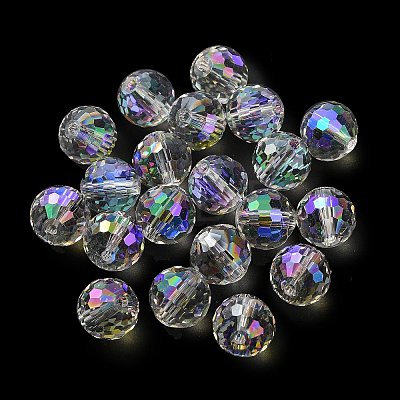 AB Color Plated Glass Beads EGLA-P059-02B-AB21-1