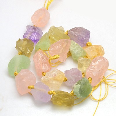 Natural Mixed Gemstone Beads Strands G-L159-10-1