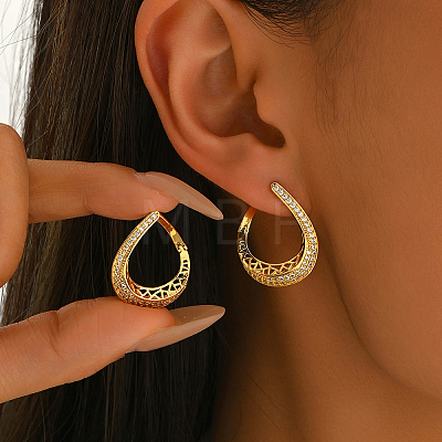 Brass Stud Earrings KY1239-1
