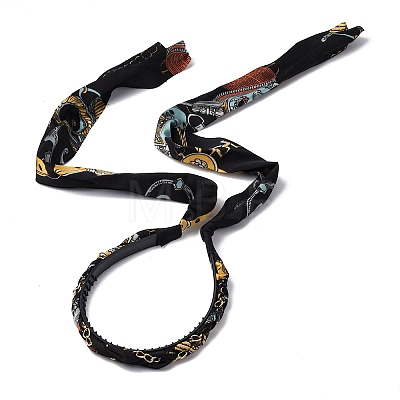 Polyester Hair Bands OHAR-B007-05B-1