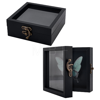 Wood Jewelry Display Cases CON-WH0089-223B-1