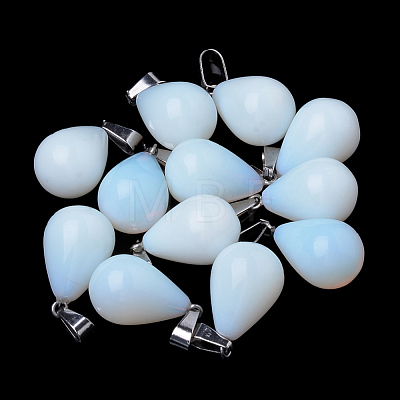 Teardrop Opalite Pendants G-Q435-05-1