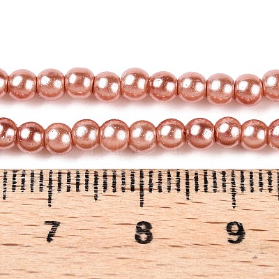 Baking Painted Glass Pearl Bead Strands HY-Q003-3mm-50-A-1