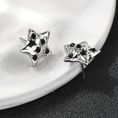 304 Stainless Steel Stud Earrings EJEW-F361-16P-1