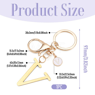 Stainless Steel Keychains KEYC-TAC0035-004V-G-1