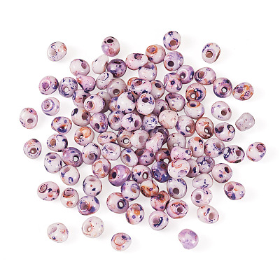 Picasso Glass Seed Beads SEED-TADJ0001-05I-1