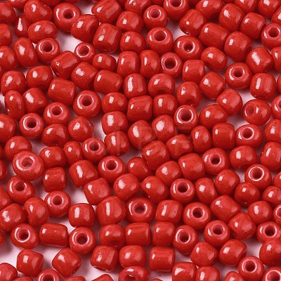 6/0 Glass Seed Beads SEED-S058-A-F433-1