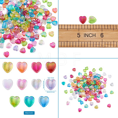 Eco-Friendly Transparent Acrylic Beads TACR-TA0001-04-1