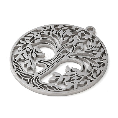 Non-Tarnish 304 Stainless Steel Pendants X-STAS-R116-08P-1