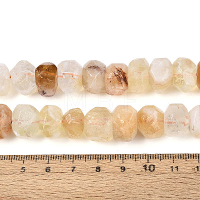 Natural Citrine(Heated) Beads Strands G-N347-17A-05-1