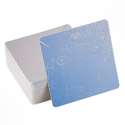 50Pcs Laser Paper Necklace Earring Display Cards CDIS-TA0001-55-1