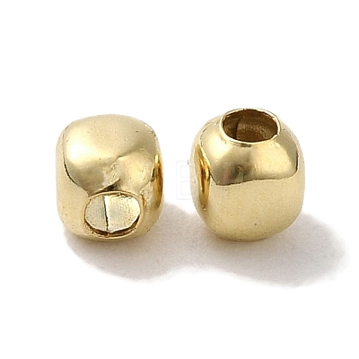 Brass Beads KK-K383-08A-G-1