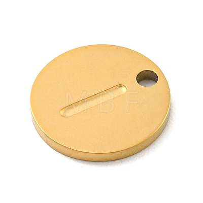 Ion Plating(IP) 304 Stainless Steel Pendants FIND-M017-02G-I-1