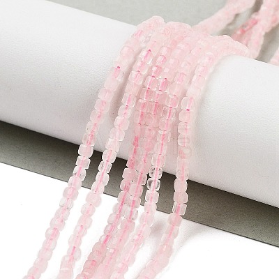 Natural Rose Quartz Beads Strands G-H042-B23-01-1