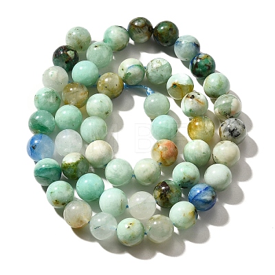 Natural Chrysocolla Beads Strands G-F784-A01-02-1