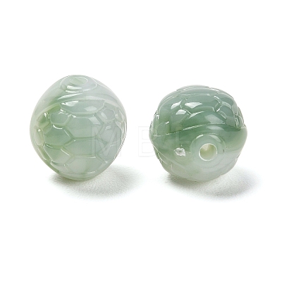 Two-tone Opaque Acrylic Beads OACR-G037-02E-1