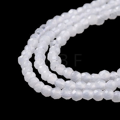 Glass Imitation Jade Beads Strands X-GLAA-H021-05-01-1