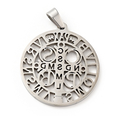 Non-Tarnish 201 Stainless Steel Pendant LS-STAS-E015-14P-1
