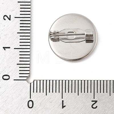 Brooch Cabochon Settings STAS-K254-05A-P-1