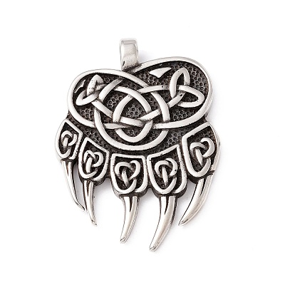 304 Stainless Steel Pendants STAS-P305-07AS-1