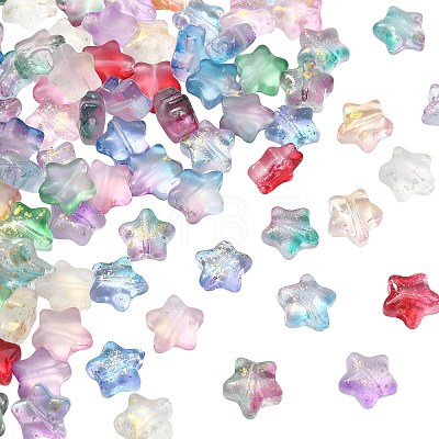 100Pcs Transparent Glass Beads GLAA-CJ0001-87-1