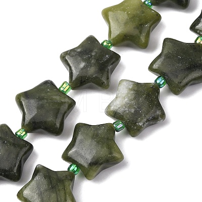 Natural Green Jade Beads Strands G-K359-E06-1