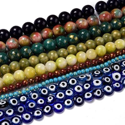 Natural Jade Beads Strands G-H245-04-1