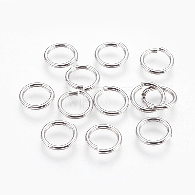 Tarnish Resistant 304 Stainless Steel Saw Cut Open Jump Rings STAS-P212-24P-01-1