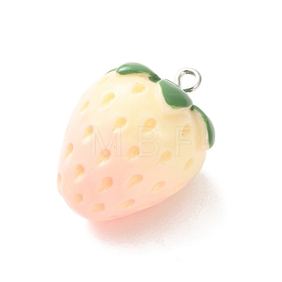 Fruit Opaque Resin Imitation Food Pendants RE-CBA18E8-01P-01-1