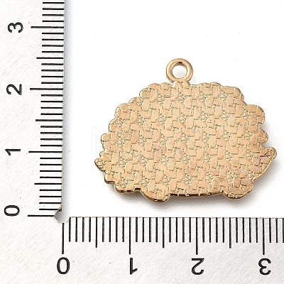 Animal Flower Alloy Enamel Pendants ENAM-Q508-01F-1