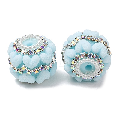 Rwsin & Acrylic & ABS Imitation Pearl Beads RE-CBA1913-03D-1