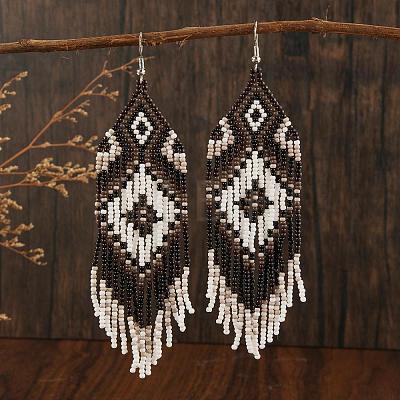 Bohemian Style Tassel Dangle Earrings YF4203-3-1