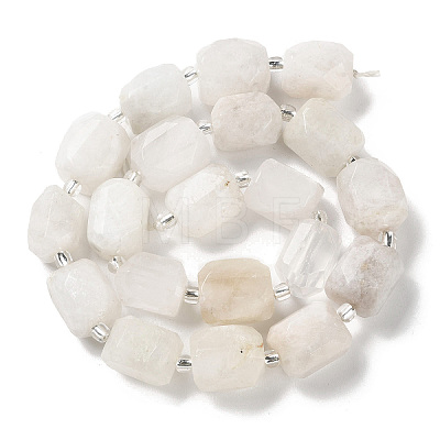 Natural White Moonstone Beads Strands G-C105-A05-01-1