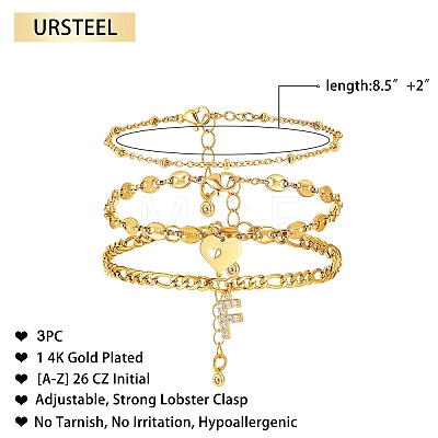 Anklets Sets AJEW-AN00383-06-1