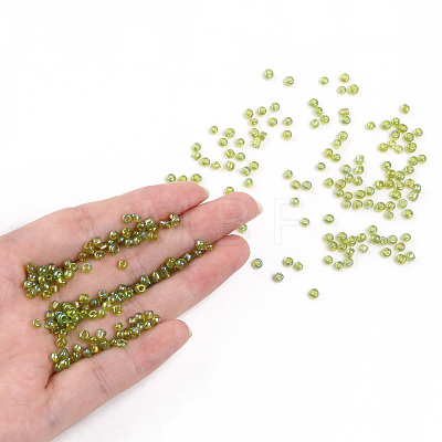 Round Glass Seed Beads SEED-A007-3mm-164-1