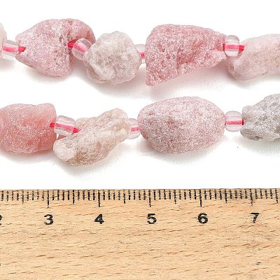 Raw Rough Natural Pink Tourmaline Beads Strands GG-CBA0B77-A12-01-1