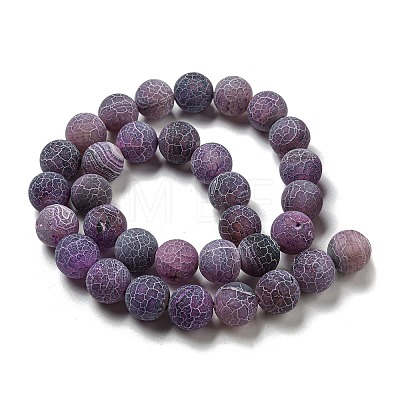 Natural Weathered Agate Beads Strands G-P538-A01-05-1