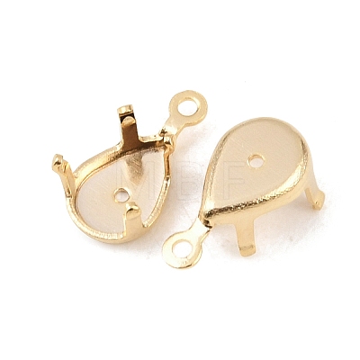 Brass Sew on Prong Settings KK-C163-13B-G-1