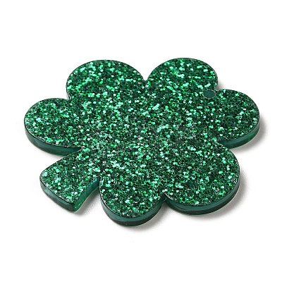 Saint Patrick's Day Theme Acrylic Pendants OACR-G028-01D-1