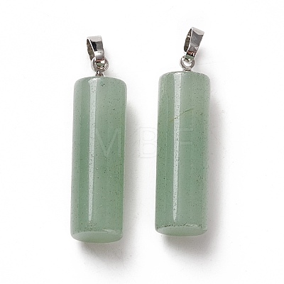 Natural Green Aventurine Pendants G-E135-02P-02-1