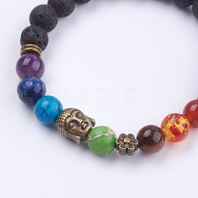 Chakra Jewelry BJEW-JB03636-1